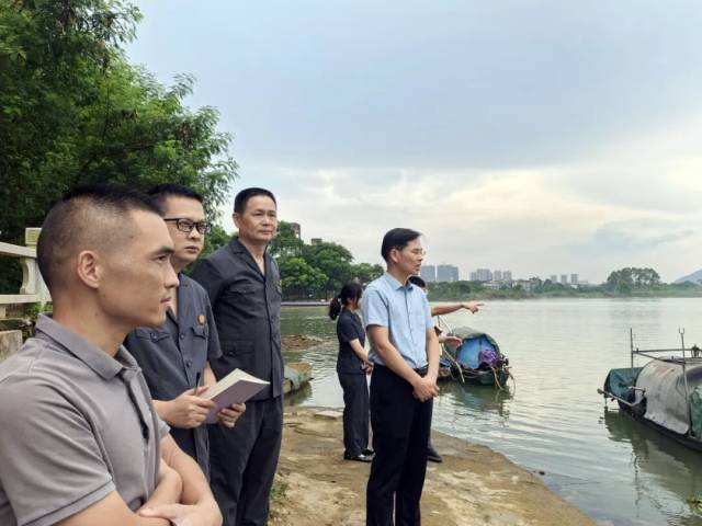 東源法院開展河道巡查和案件回訪